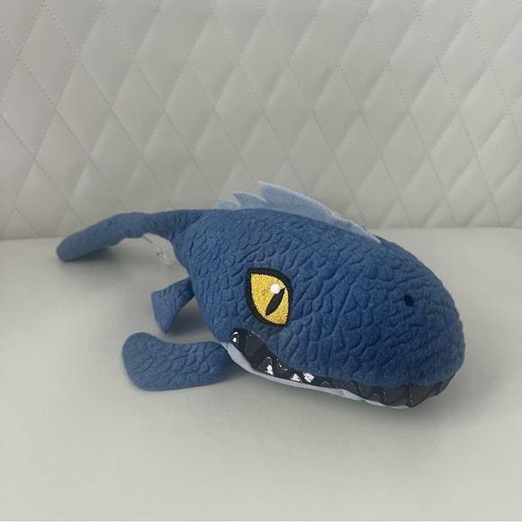 JURASSIC WORLD MOSASAURUS PLUSH STUFFED DINOSAUR FIGURE PARK 2015